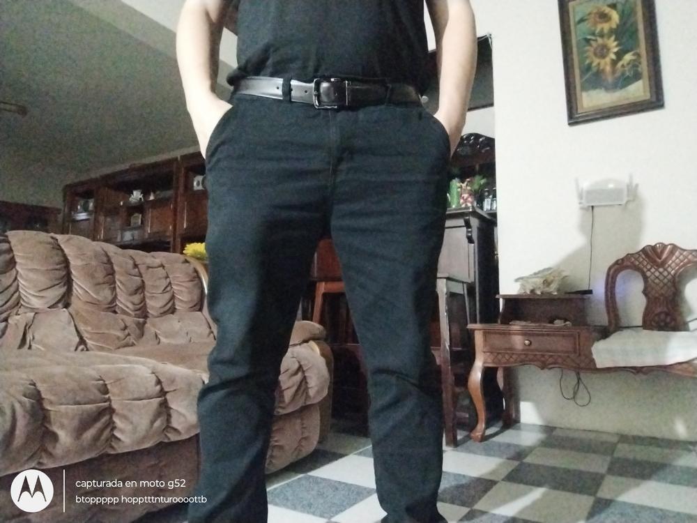 Pantalón Chino de Gabardina - Negro - Customer Photo From Miguel Alejandro Benitez Sanfeliz