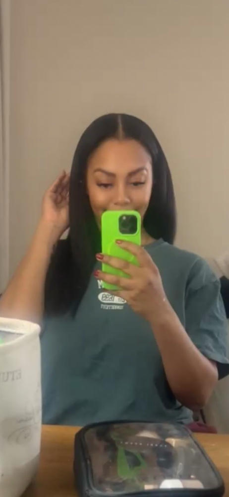 Relaxed Straight Tape-In Hair Extensions - Customer Photo From mona bittle