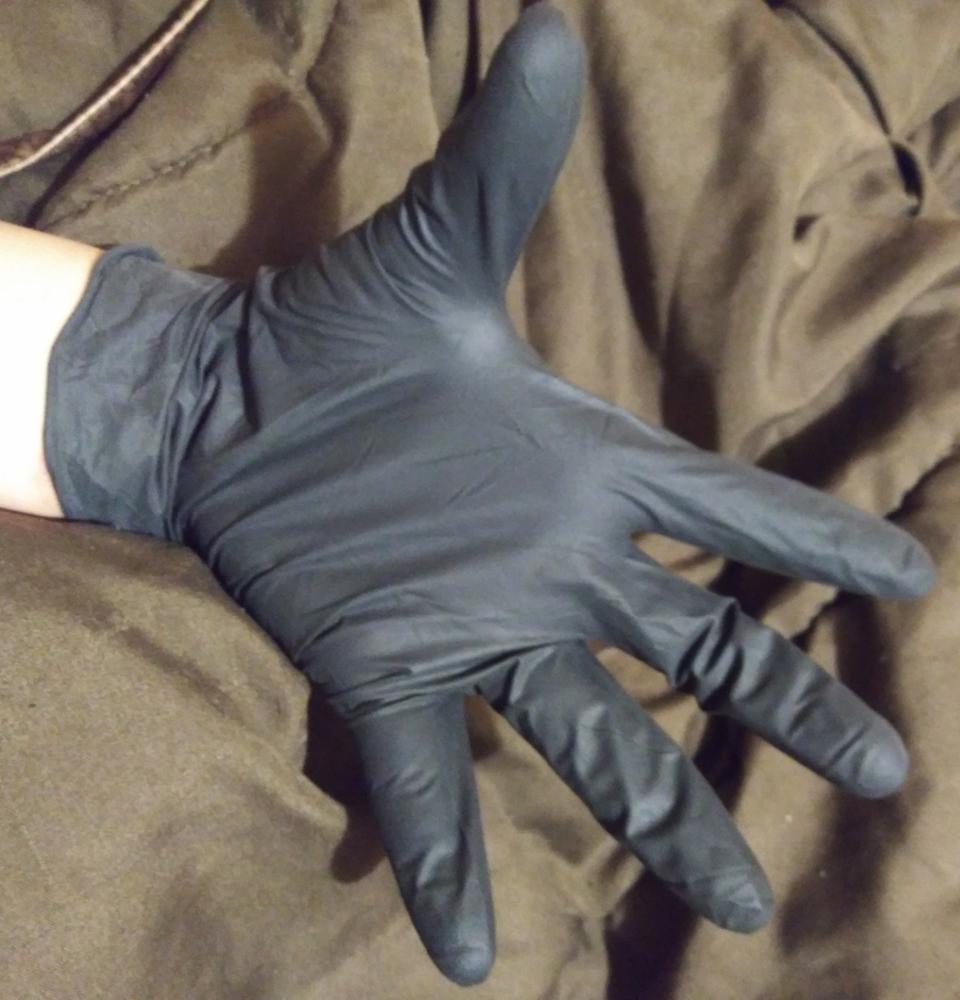 Black Latex Gloves