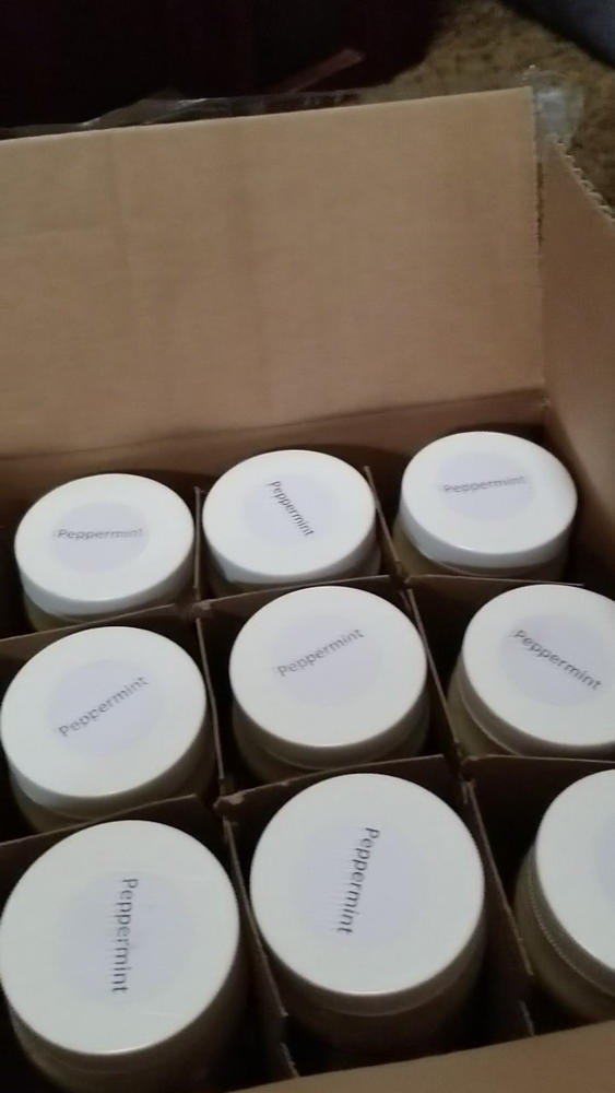 Creamed Peppermint Honey (8oz jars) with FREE SHIPPING in the USA - Customer Photo From Laura Massa