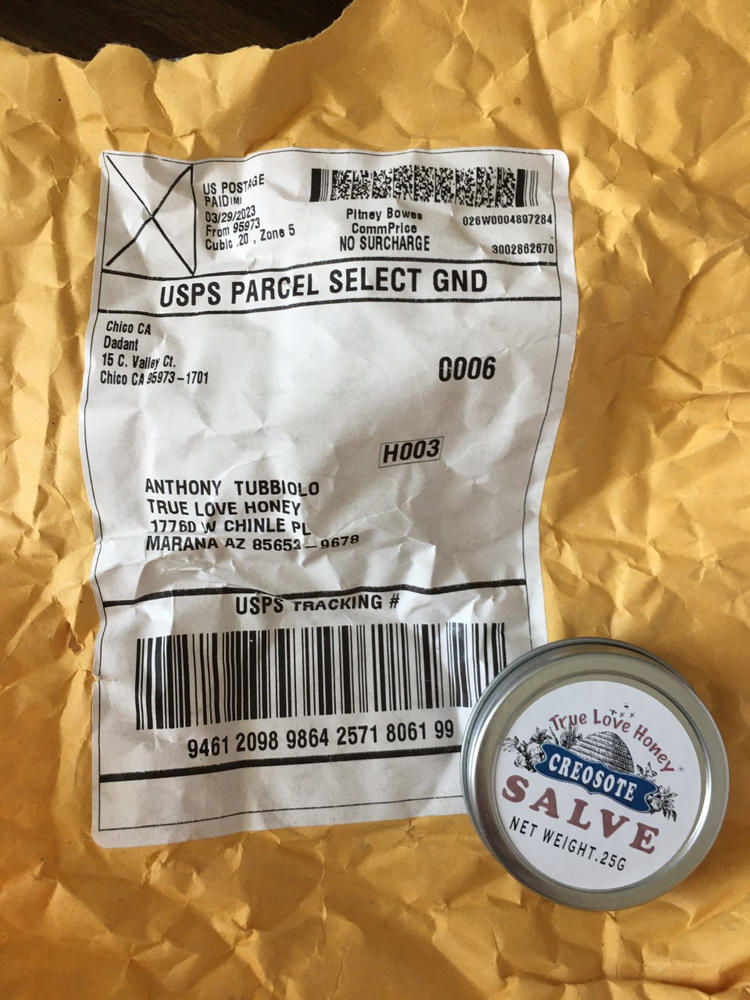 Healing Salves with FREE SHIPPING in the USA - Customer Photo From Anonymous
