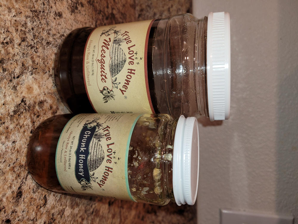 Raw Arizona Mesquite Honey with FREE SHIPPING in the USA - Customer Photo From Brook Concolino