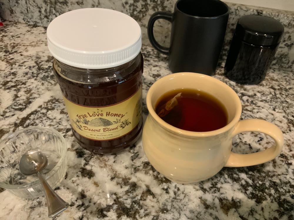 Raw Desert Blend Honey with FREE SHIPPING in the USA - Customer Photo From Anne Cap
