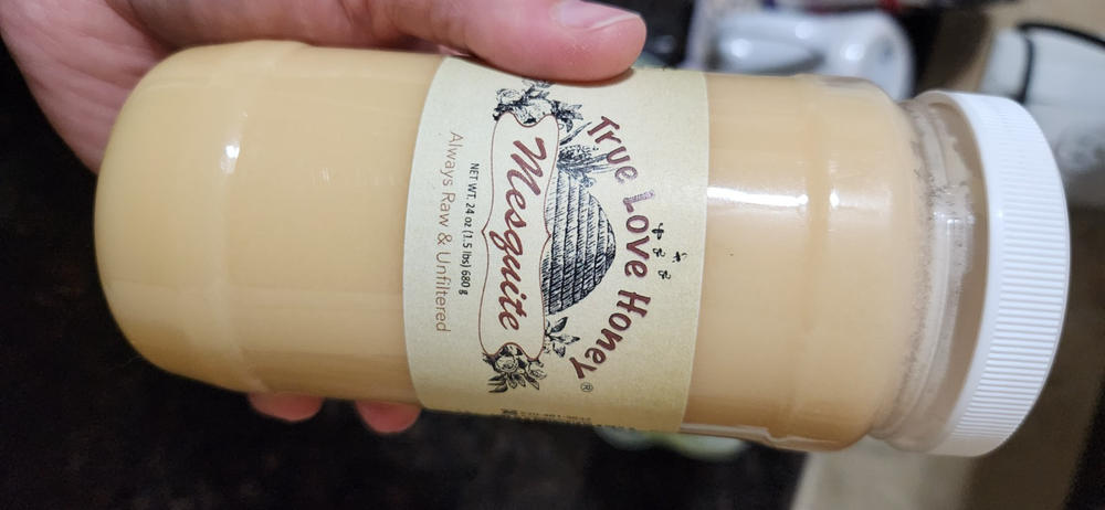 Granulated Raw Arizona Mesquite Honey with FREE SHIPPING in the USA - Customer Photo From Tara Brown