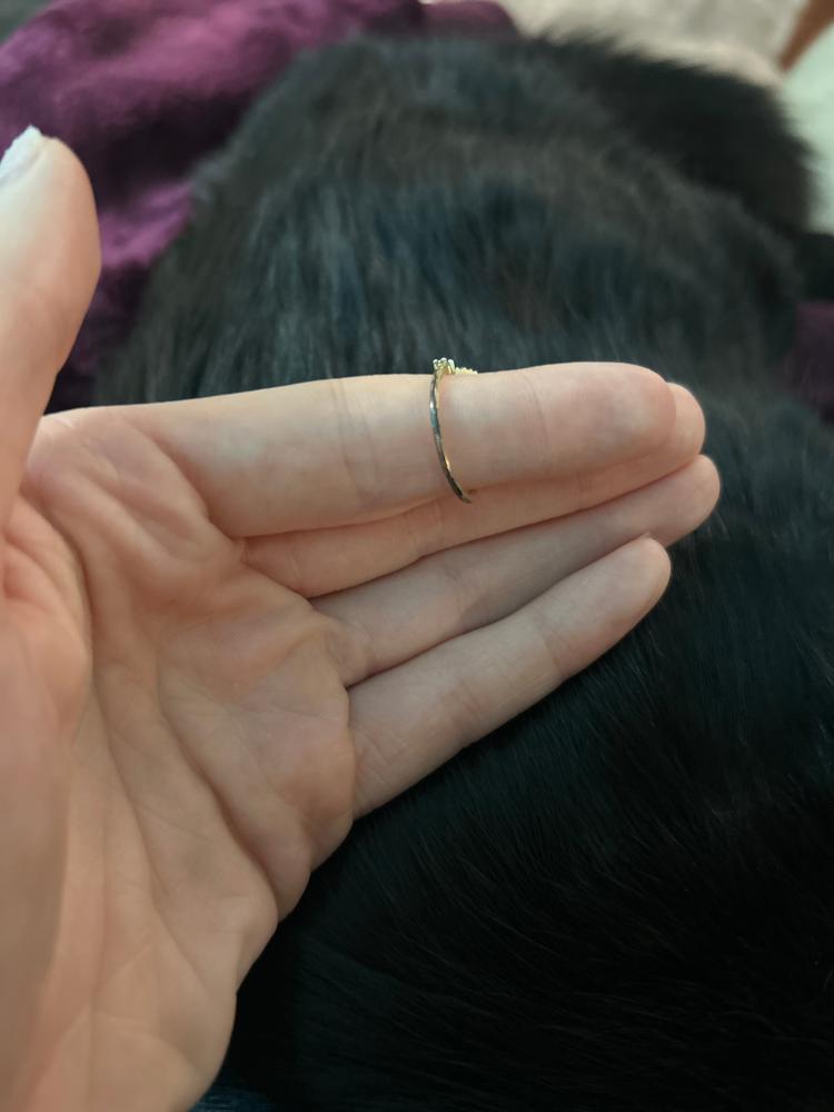 18K Gold Vermeil La Kaiser White Topaz Marquise Ring – local