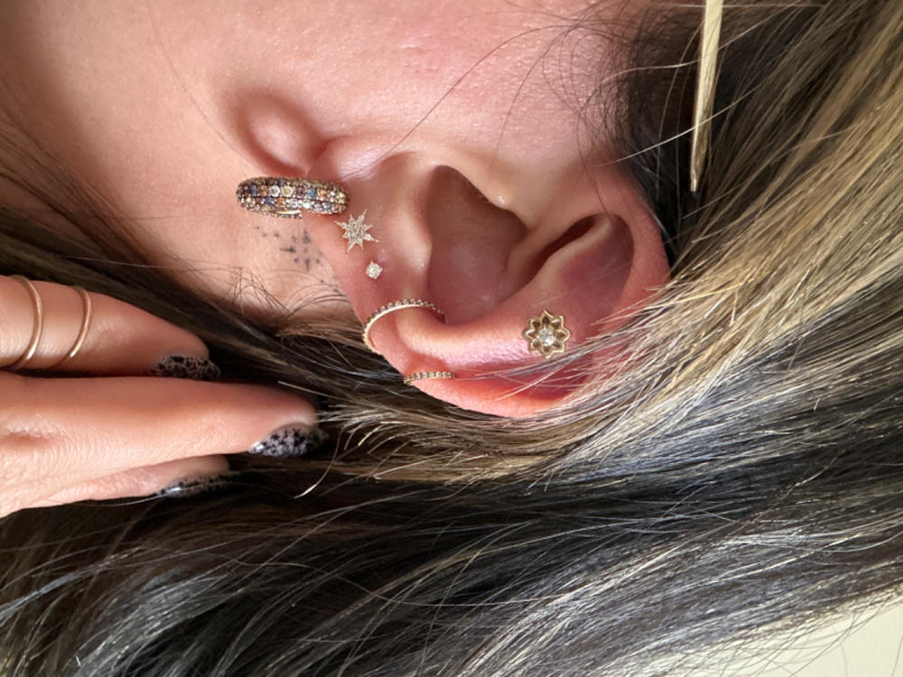 Solid Gold Diamond Starlight Studs – local eclectic