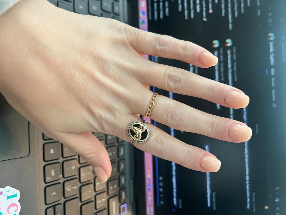 【Local Eclectic】9K Chainリング Solid Gold Chain Ring – local eclectic