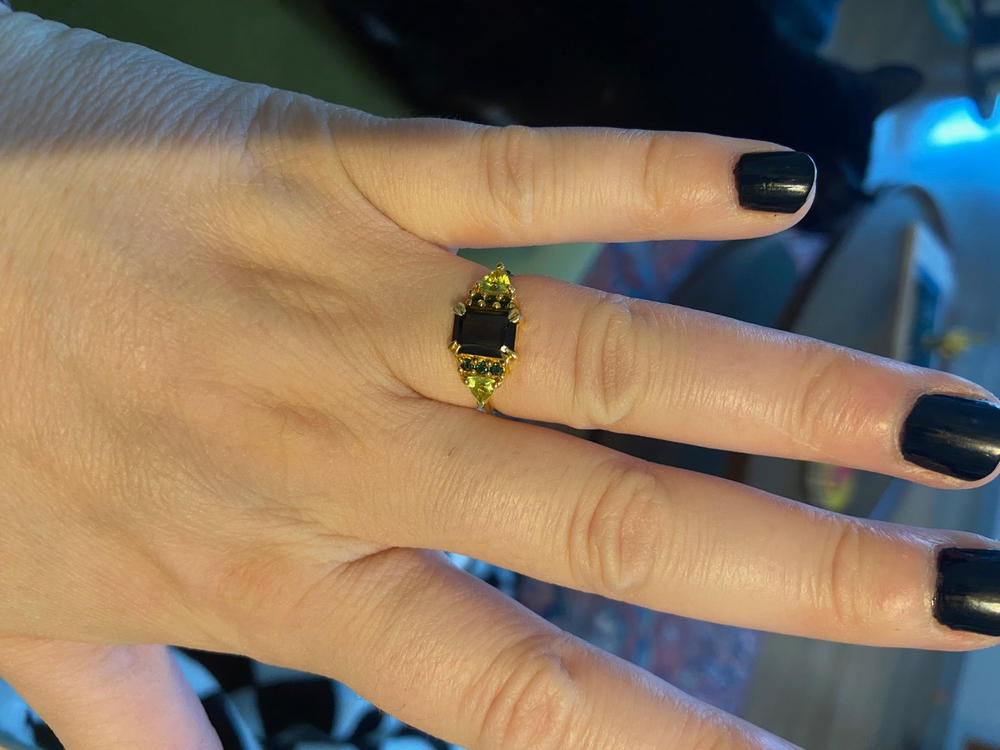 Green with Envy Topaz and Peridot Regal Ring | Local