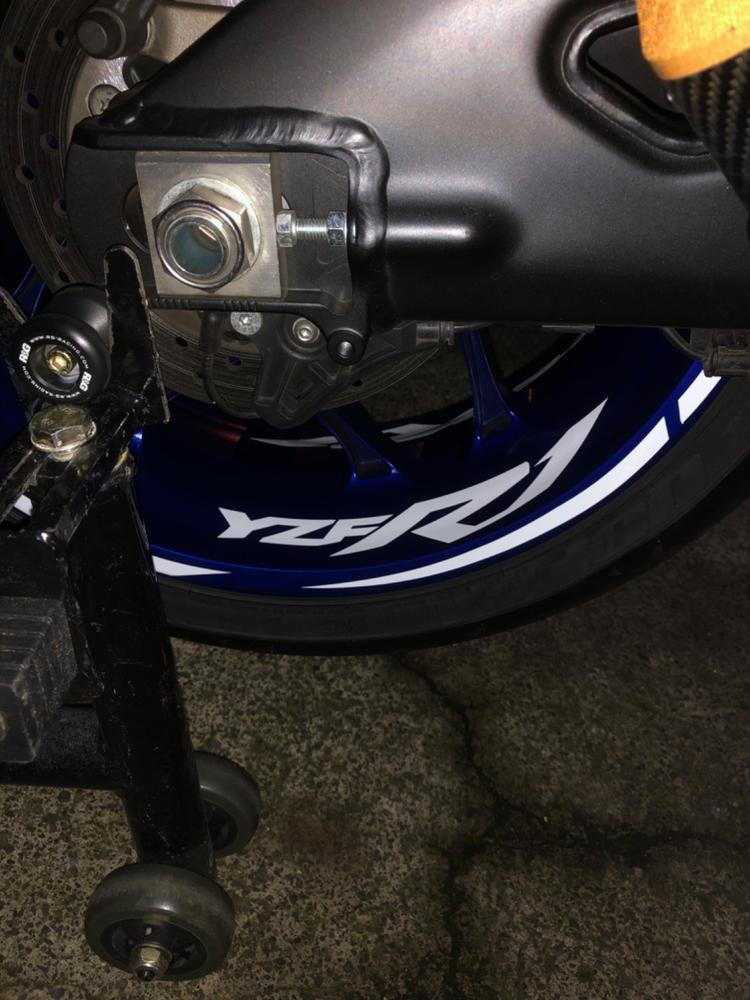 Yamaha YZF R1 Motorcycle Rim Wheel Decal Accessory Sticker - Customer Photo From erubiel gonzalez