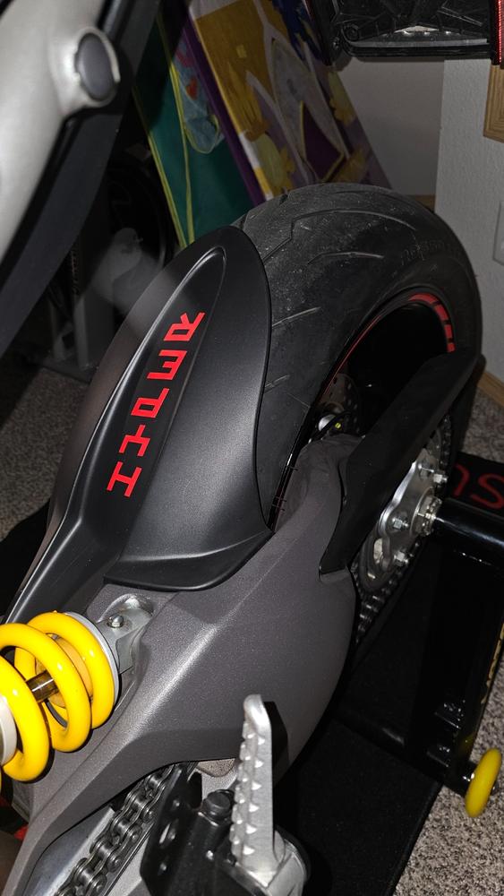 Motorcycle Rim Wheel Decal Accessory Sticker for Ducati Hypermotard - Customer Photo From John H.