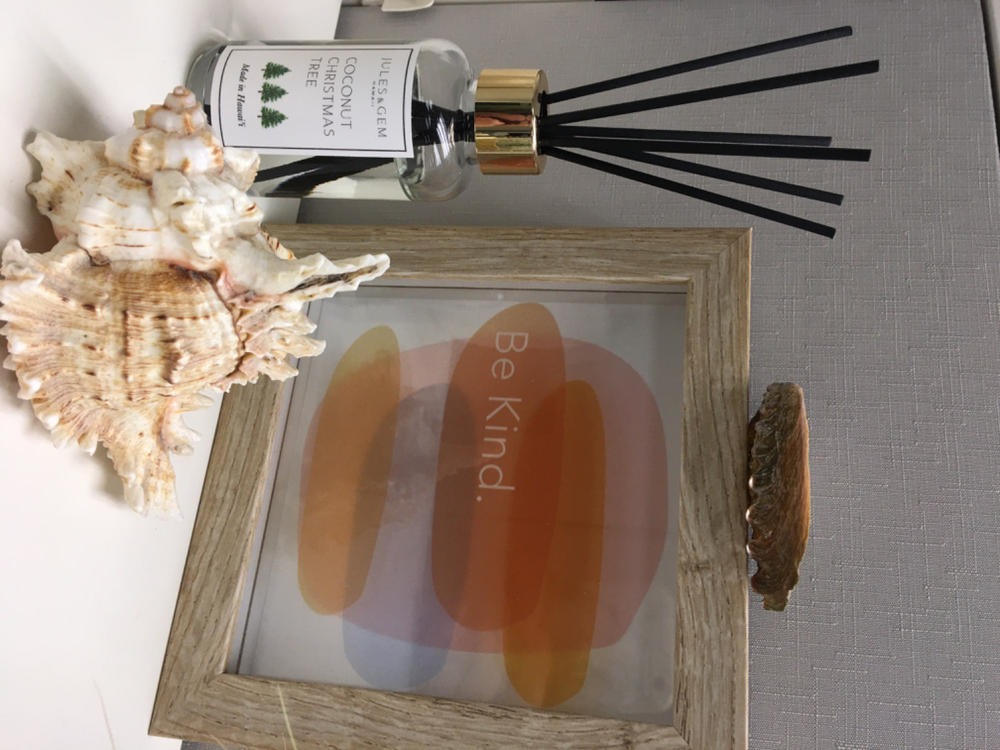 Coconut Christmas Tree Reed Diffuser - Customer Photo From Stephanie Doral