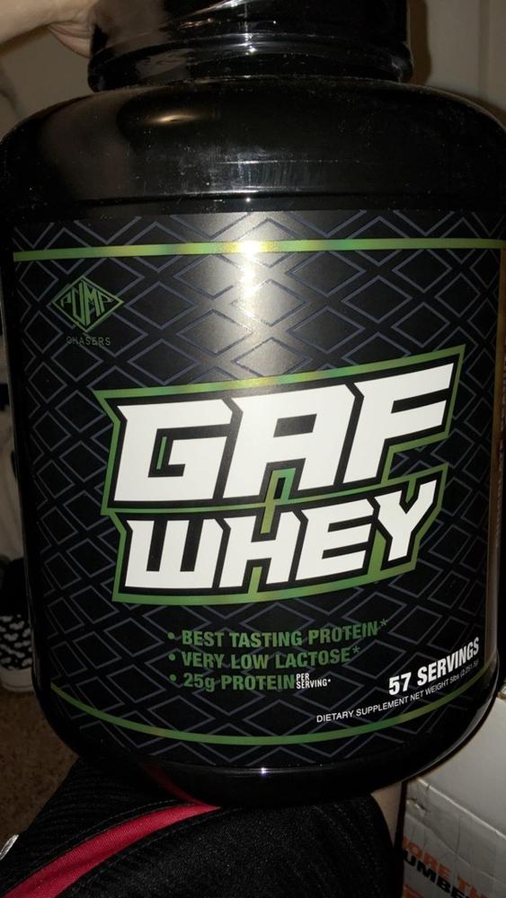 GAF Whey® High Quality Whey Protein Powder - Customer Photo From Bryan P.