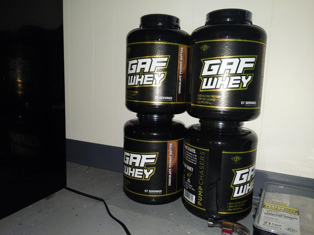 GAF Whey® High Quality Whey Protein Powder - Customer Photo From S Blunt