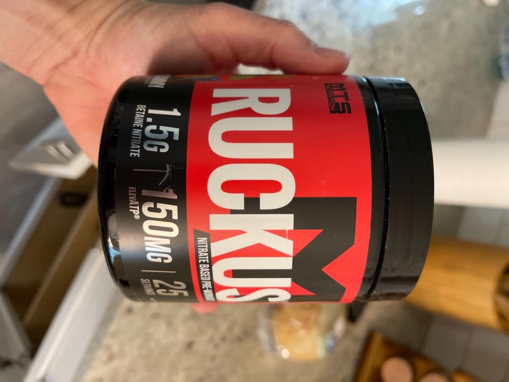 Ruckus® High Performance Pre-Workout - Customer Photo From Lisa Becker