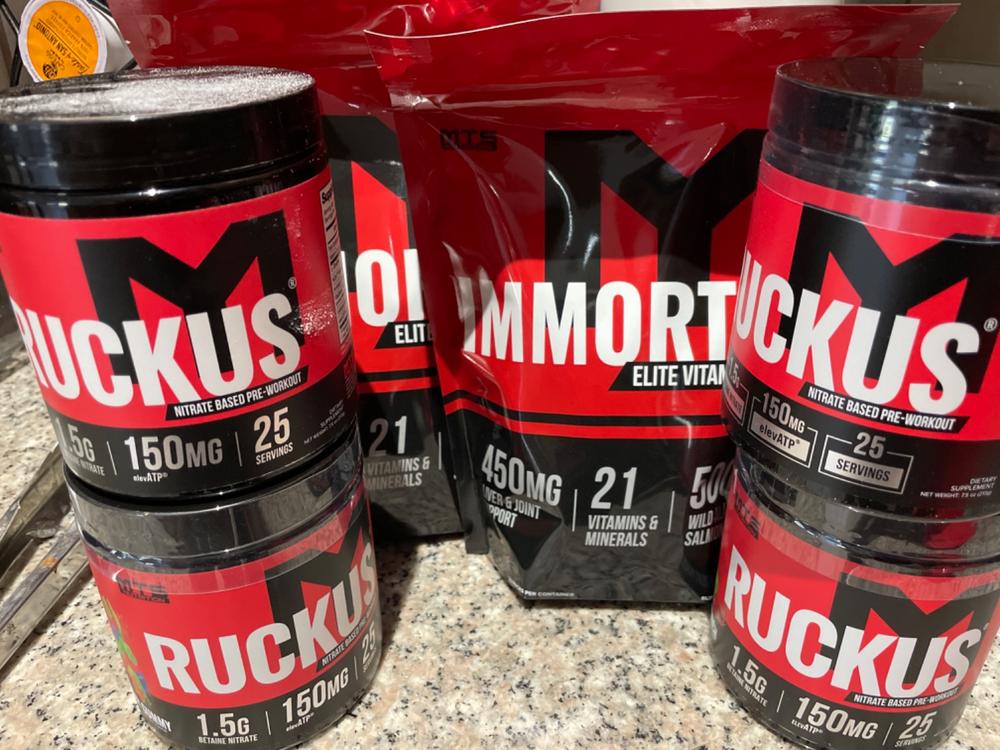 Ruckus® High Performance Pre-Workout - Customer Photo From Joshua Skinner