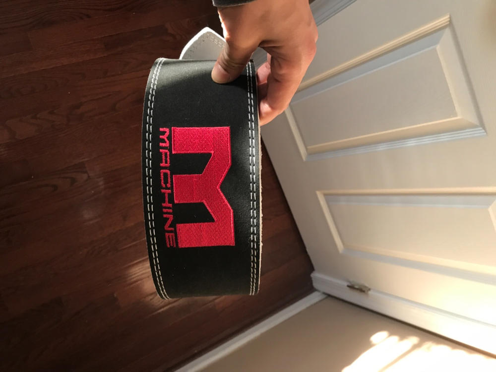 Machine Weightlifting Belt (Prongs) - Customer Photo From John Benjamin