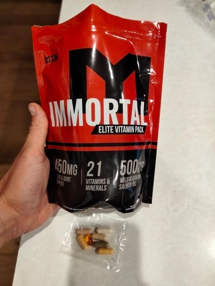 Immortal® Elite Multi-Vitamin Pack - Customer Photo From Brent Ledford