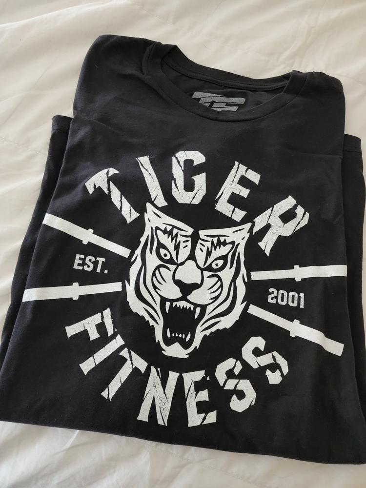 Tiger Fitness Black Friday Tee - Customer Photo From Christine Miller