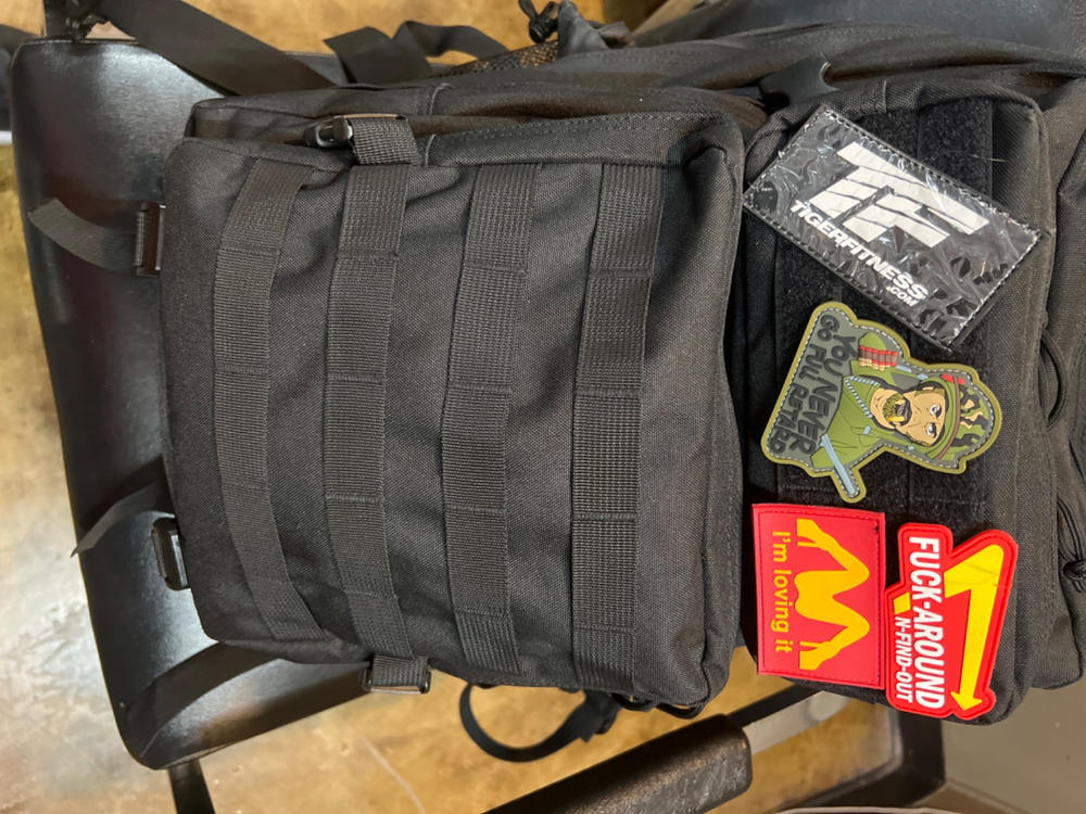 Tiger Fitness 45L Tactical Assault Backpack with Molle System, Waterproof Rucksack (Comes with 3D TF Scratch Logo Patch) - Customer Photo From Jason Valdez