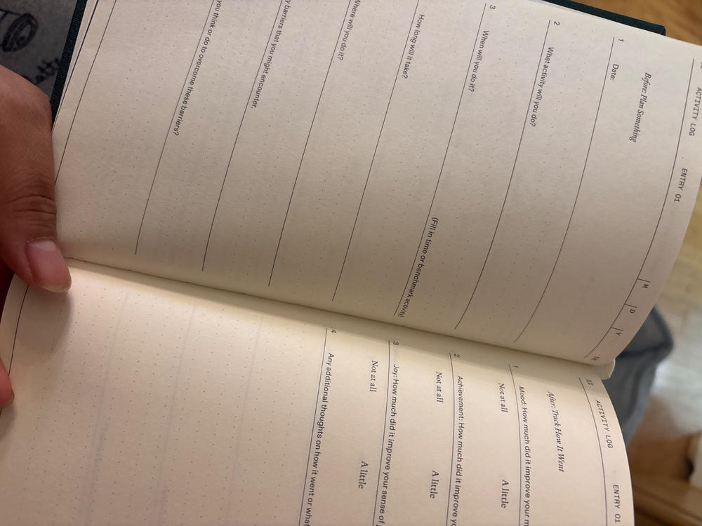 The Field Guide for Depression - Customer Photo From Anonymous