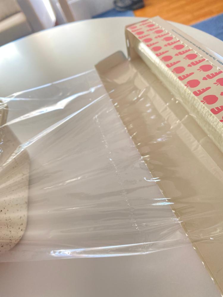 COMPOSTABLE CLEAR PERFORATED FOOD WRAP - Customer Photo From Stephanie