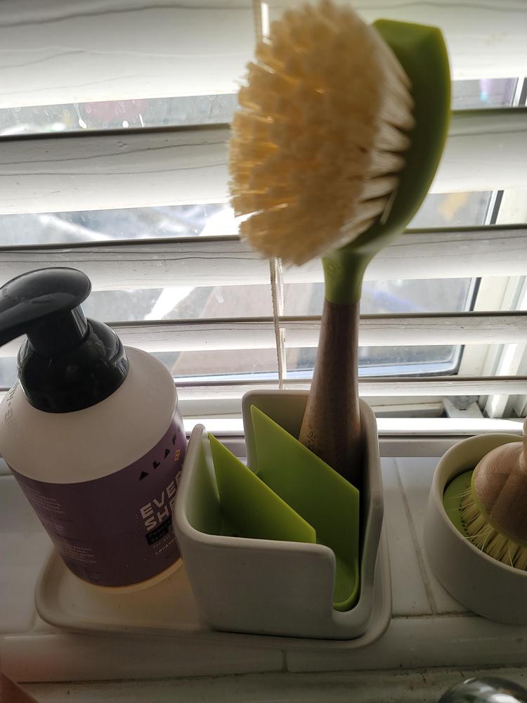 Dish Brush Holder with Brushes  Dish brush holder, Eco friendly