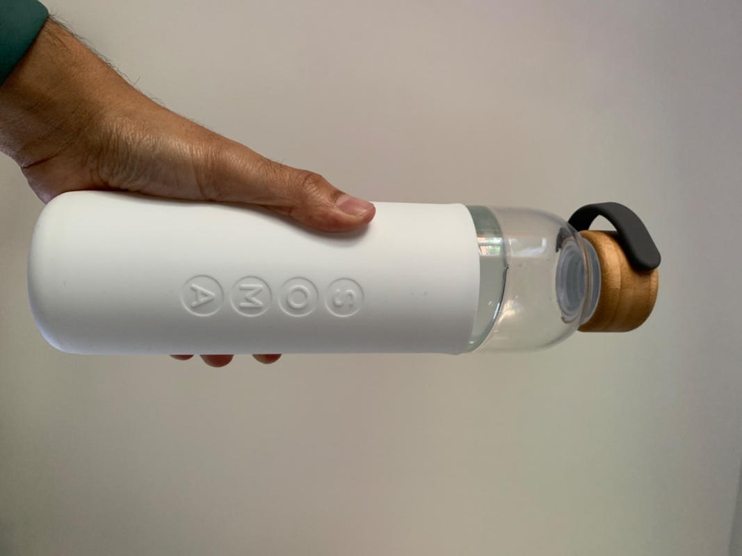 Soma 25 oz. Glass Water Bottle with Silicone Sleeve