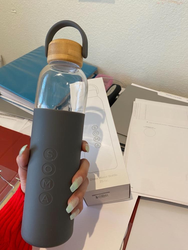 Heyday x Soma Glass Water Bottle