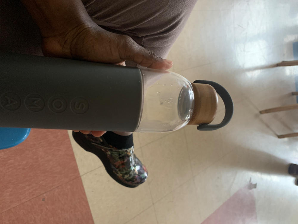 25 oz. Glass Water Bottle - Customer Photo From C J