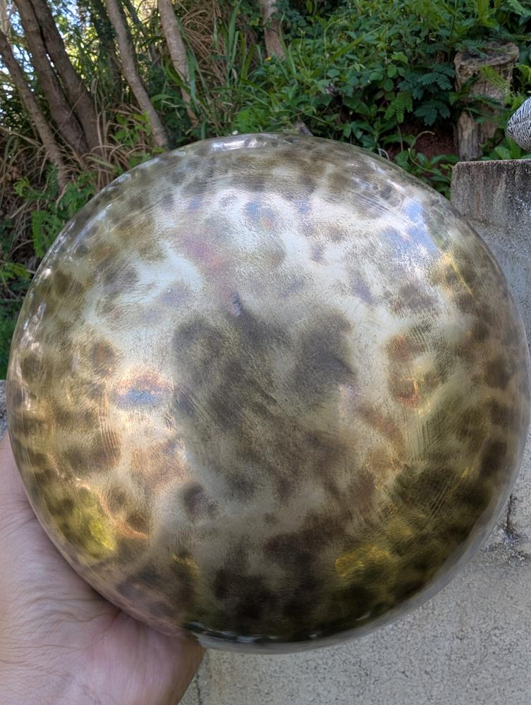 Om Mani Mantra Singing Bowl - Customer Photo From Kevin