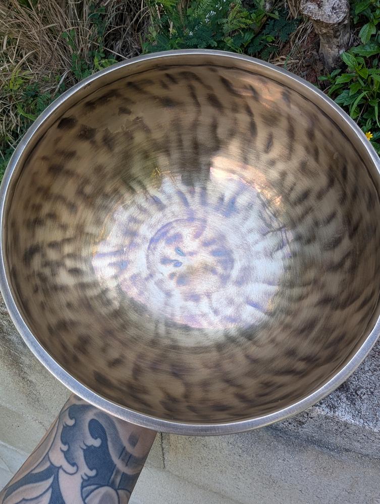Om Mani Mantra Singing Bowl - Customer Photo From Kevin