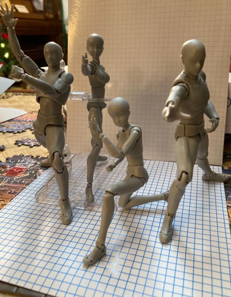 Aeternis™ Drawing Figurines - Customer Photo From Ann Lorenc