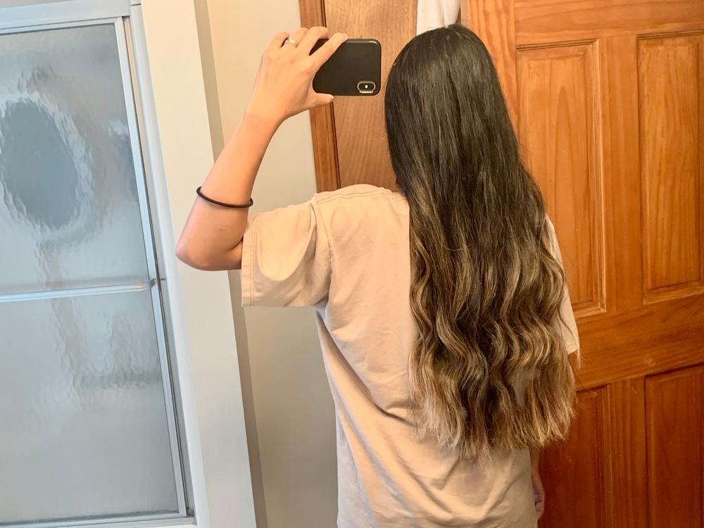 Beachwaver® S1.25 Dual Voltage White Rotating Curling Iron - Customer Photo From Dannah