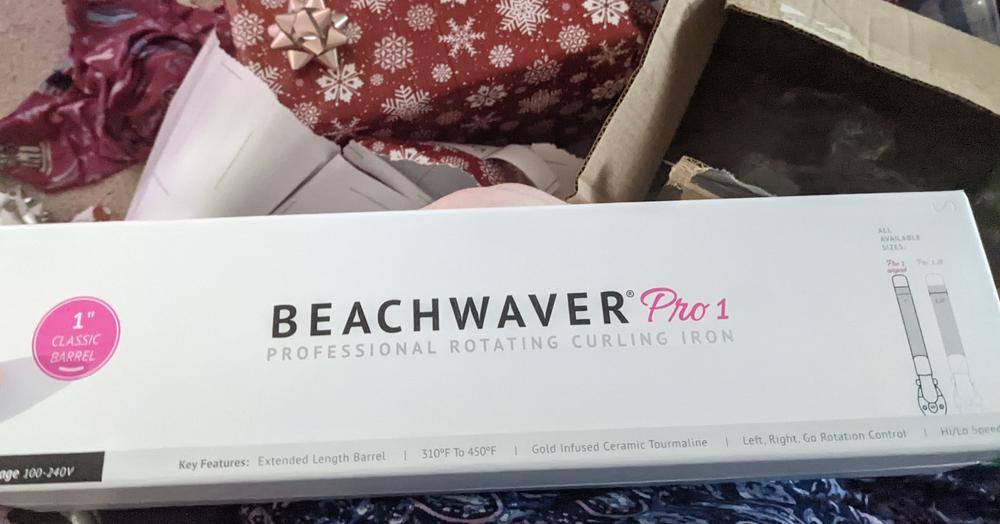 Beachwaver® Pro 1 Dual Voltage Rotating Curling Iron - Customer Photo From Katie