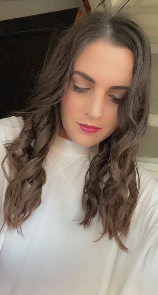 Floral Beachwaver S1 Rotating Curling Iron Sage Sky - Customer Photo From Chelsea Dye