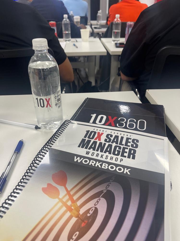 10X Sales Manager Workshop - Customer Photo From Dr. K.
