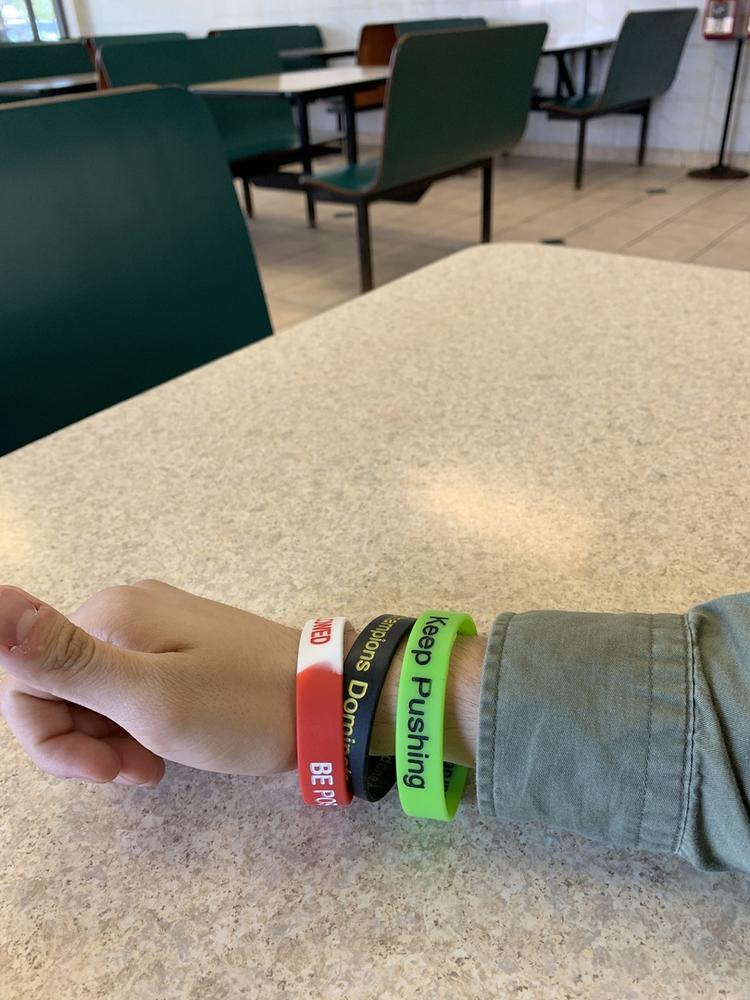 Wristband 10 Pack - Customer Photo From Christopher S.