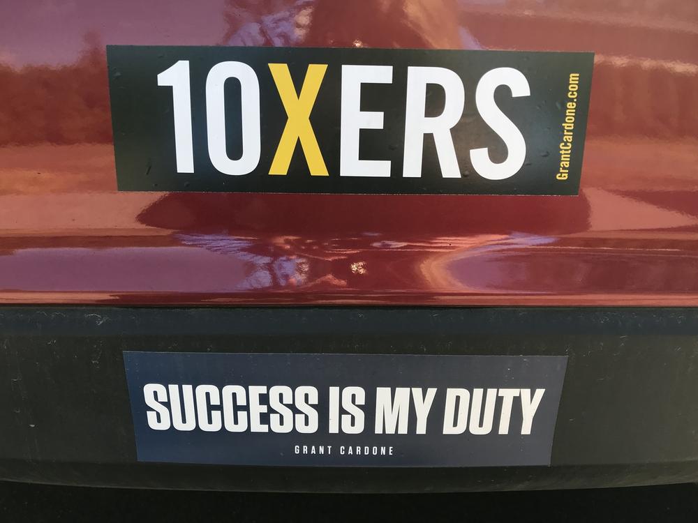 Success is My Duty Motivational Sticker - Customer Photo From Klara M.