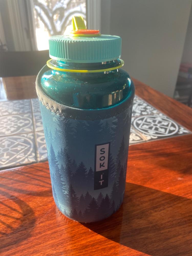 BotlSok for Nalgene Style Bottles - Foggy Woods - Customer Photo From Angela Richards