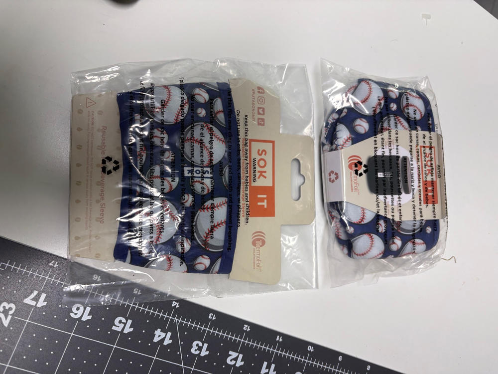 IceCreamSok for Talenti Style Pint - Play Ball - Customer Photo From Holly Fix