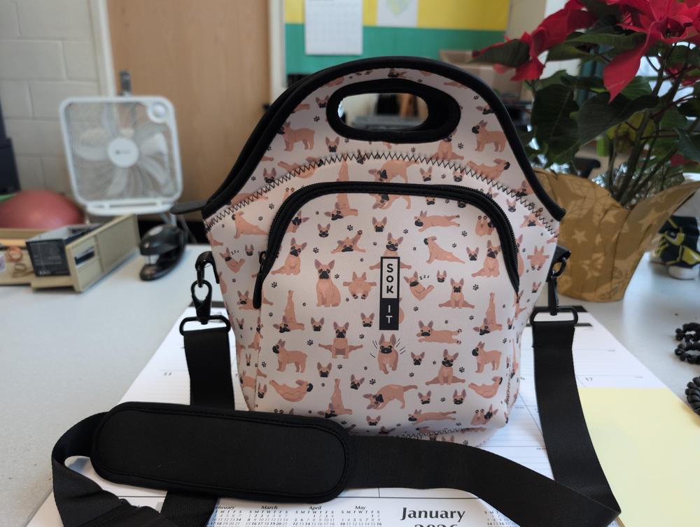 LunchTote XL - Pardon My Frenchie - Customer Photo From Crystal Bejjani