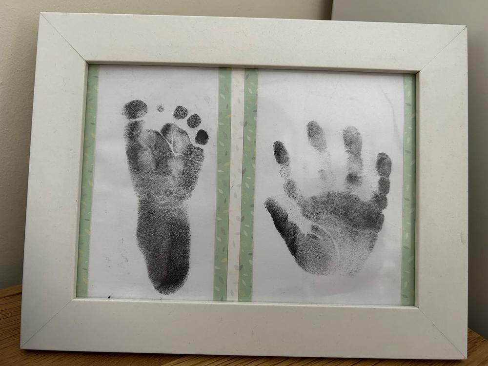 Baba kéz- és láblenyomat készítő szett - „L” méret - Customer Photo From Anonymous