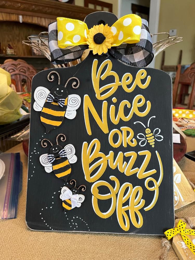 Pattern Stencils  The Buzz Allover Bee Stencil