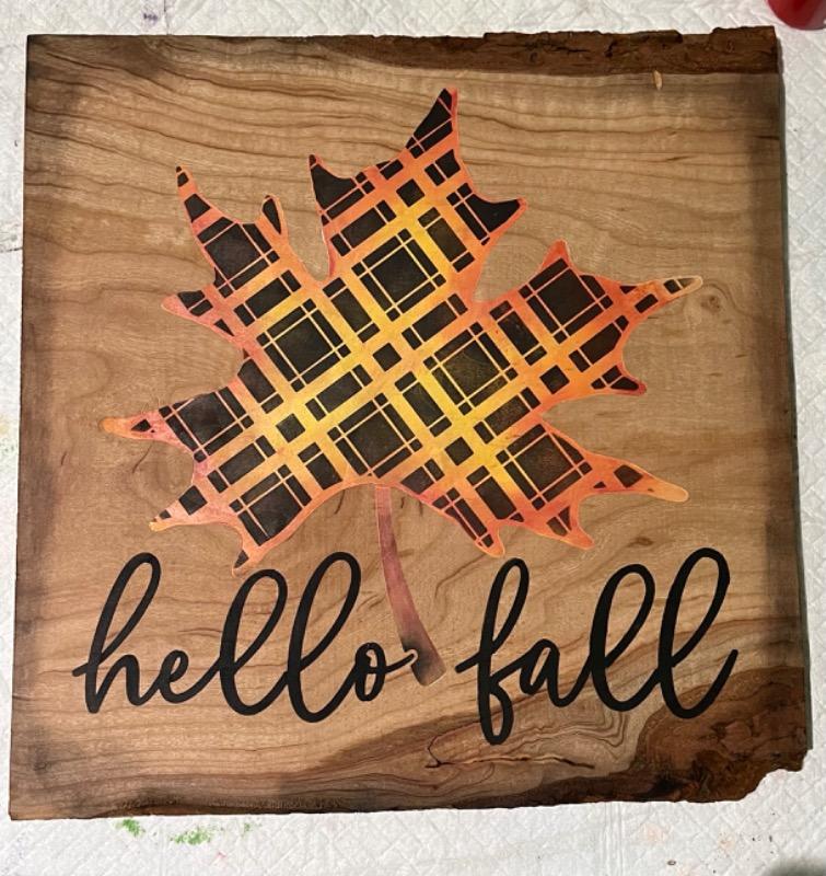 Fall Fever: Leaf Pile Stencil