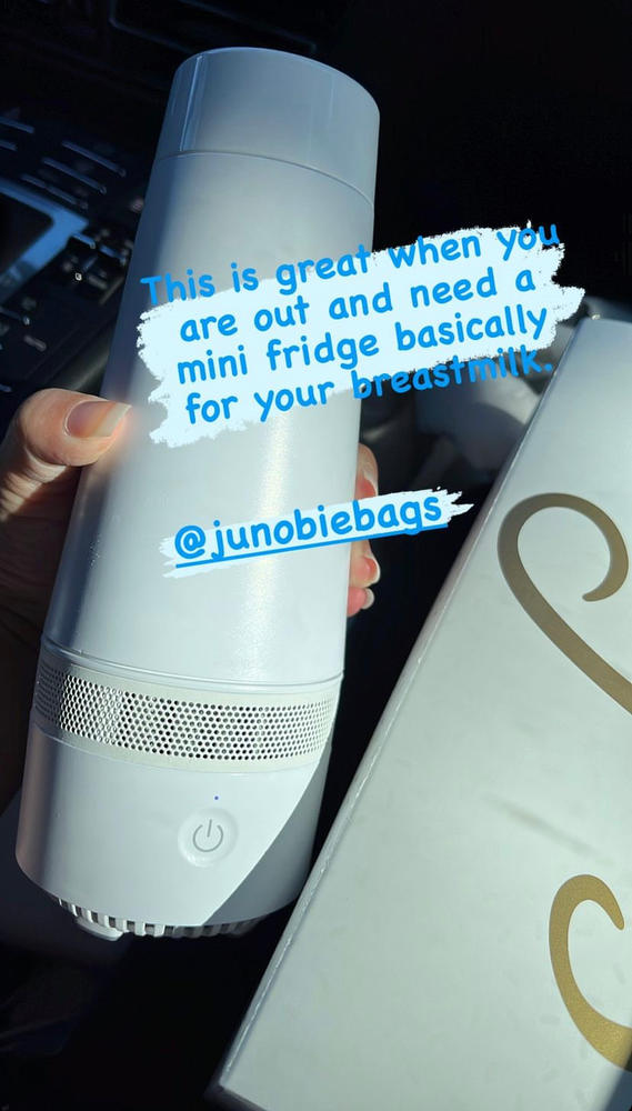 Junobie Battery Operated Milk Cooling Cup - Customer Photo From Clara Yu 