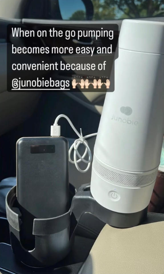Junobie Battery Operated Milk Cooling Cup - Customer Photo From Rochelle Jones