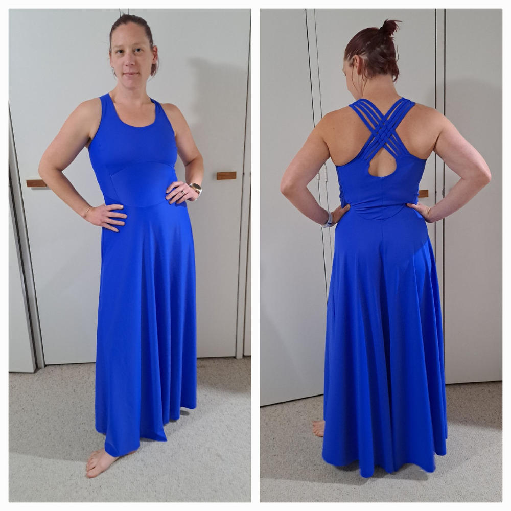 Spandex Solids Royal - Customer Photo From Therese Kerr