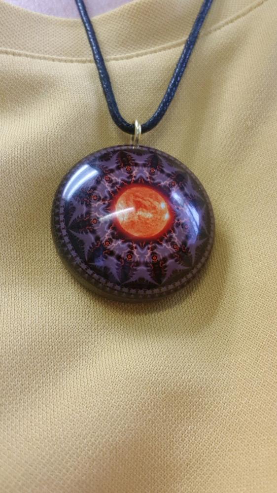 Orgone Pendant | Orgonite Necklace | EMF Protection | Sun Seed - Customer Photo From Randy Mayer