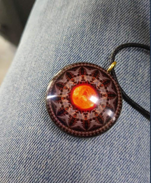 Orgone Pendant | Orgonite Necklace | EMF Protection | Sun Seed - Customer Photo From Сарана Сергей