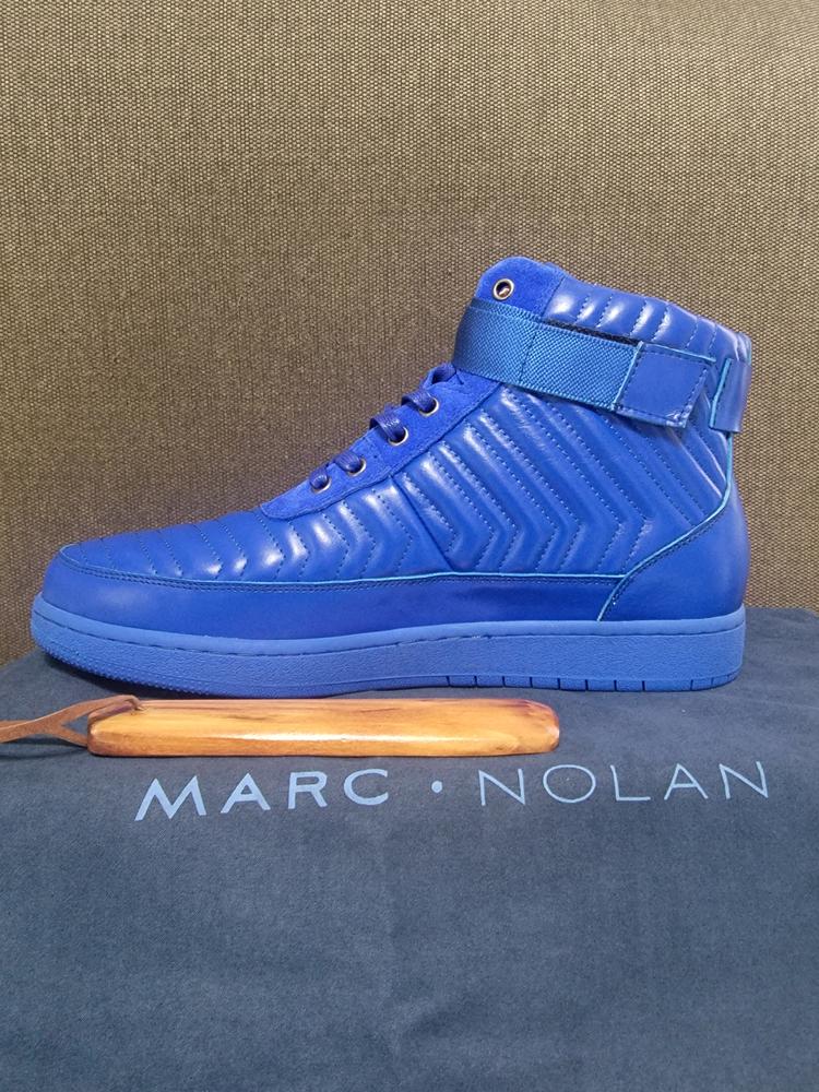 Yesler Black Leather High Top Sneakers - Marc Nolan